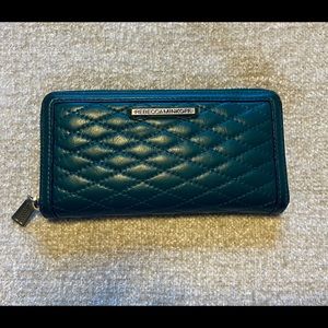 Rebecca Minkoff quilted zip wallet